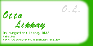 otto lippay business card